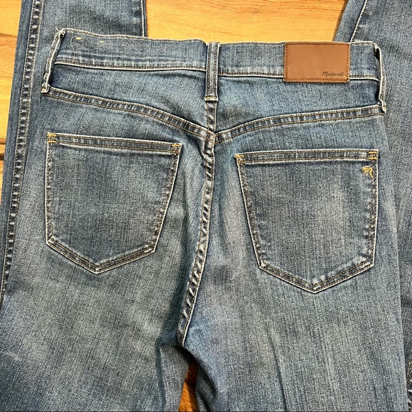 Madewell High Riser‎ Skinny Skinny Jeans Women's Size 26 Mazzy Wash Blue - Picture 7 of 10